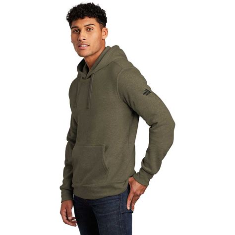 The North Face Men S New Taupe Green Heather Pullover Hoodie