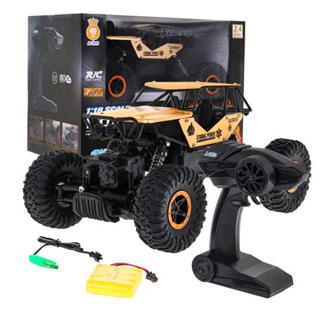 SAMOCHÓD ZDALNIE STEROWANY MONSTER TRUCK AUTO RC 4X4 TERENOWY METAL