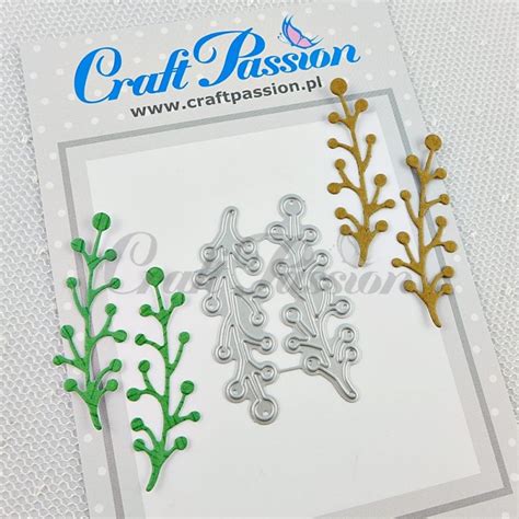 Wykrojnik Craft Passion Ga Zki Z Kuleczkami Craft Passion Sklep