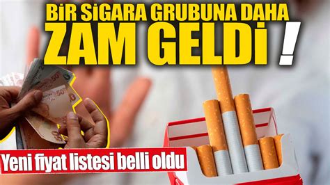 Bir Sigara Grubuna Daha Zam Geldi Yeni Fiyat Listesi Belli Oldu