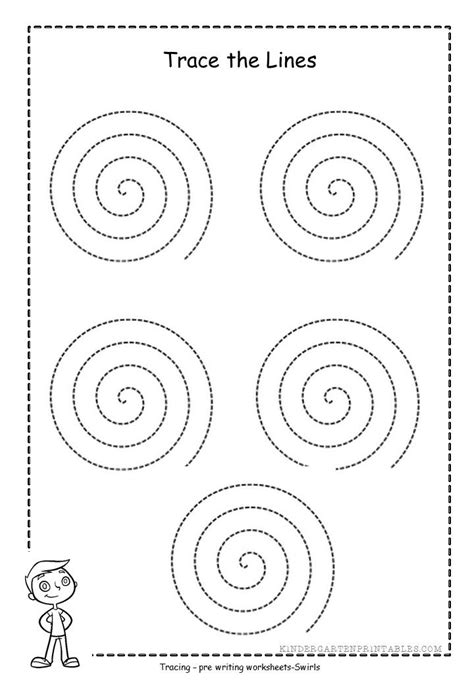 Spiral Tracing Worksheets Free Printables Spiral Tracing Worksheets