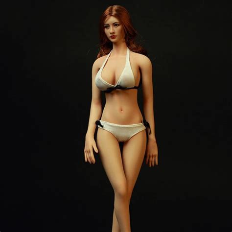 Estartek 28l 1 6 Seamless Silicone Female Body Large Breast For 12inch Action Figure Diy