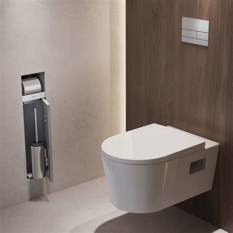 hansgrohe XtraStoris Rock Unterputz WC Modul mit befliesbarer Tür weiß