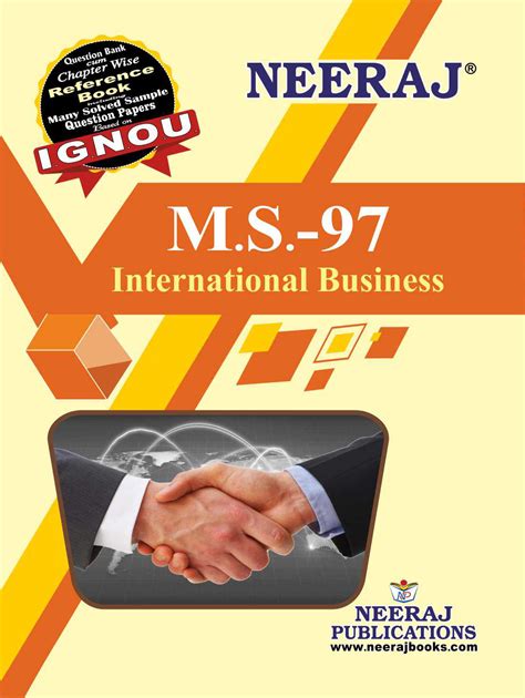 Neeraj Ignou Books E Books Pdf Ms International Business