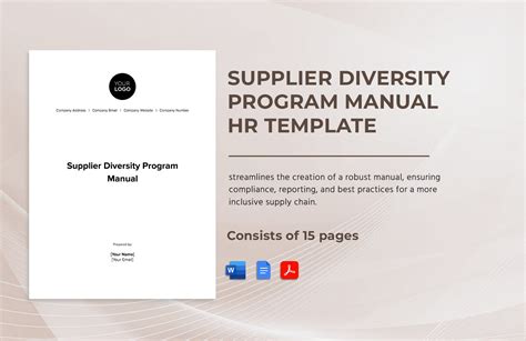 Leadership Training Program Manual HR Template In Word PDF Google