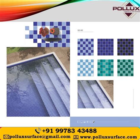 Waterjet Mosaics Glass Swimming Pool Tile Size 1x1 Feet 300x300 Mm At Rs 62 Sq Ft In Morbi