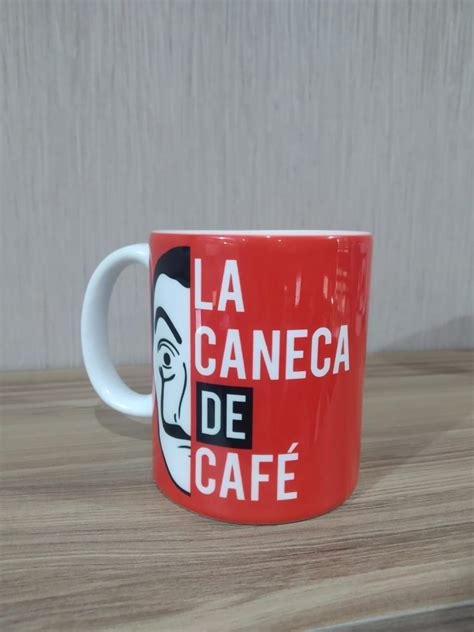 Caneca Personalizada La Casa De Papel La Caneca Personalizada De Café