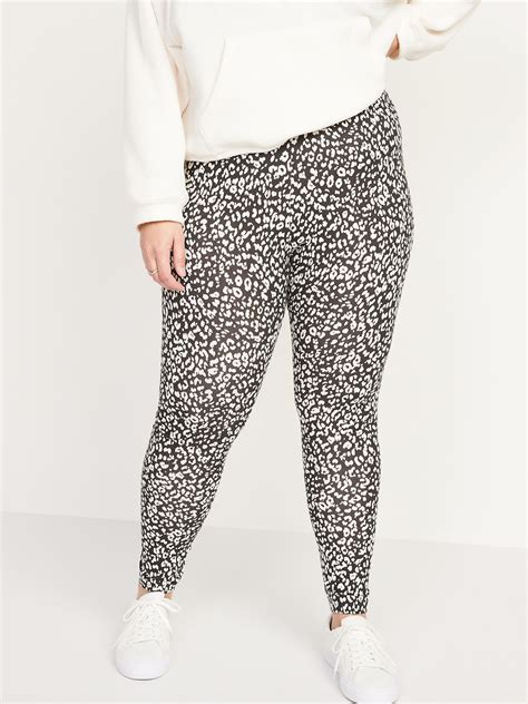 High Waisted Printed Ankle Leggings For Women Old Navy