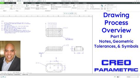 Creo Parametric Drawing Process Overview Part 3 Notes Geometric