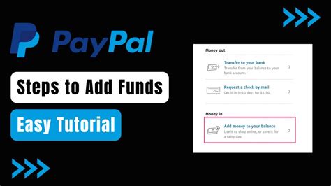 How To Add Money To Paypal Balance Youtube