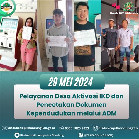 Pelayanan Desa Aktivasi IKD Dan Pencetakan Dokumen Kependudukan Melalui ADM