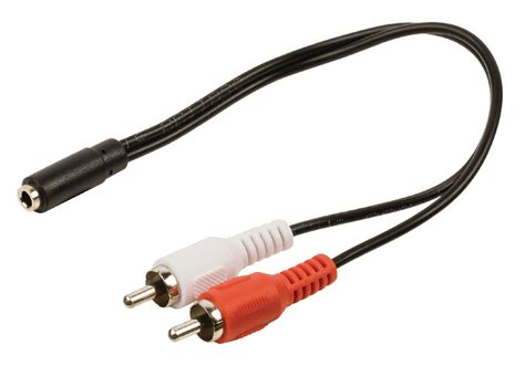 Cable Adaptador De Audio Jack Est Reo Rca Macho Mm Hembra De