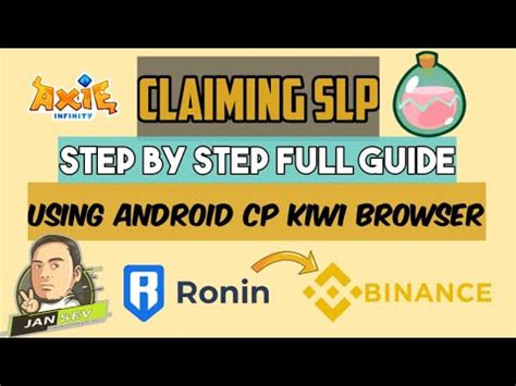 Paano Mag Claim Ng SLP Ronin To Binance Gamit Ang Android CP Ron