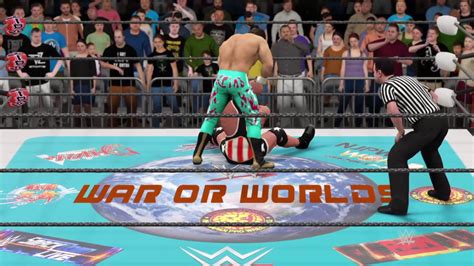 Wwe 2k17 Universe Mode Njpw War Of Worlds Ppv Prt 6 Angle Vs Guerrero