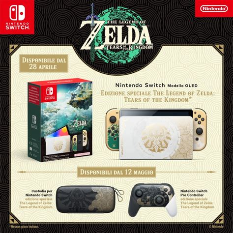 Nintendo Switch Modello Oled Edizione Speciale The Legend Of Zelda