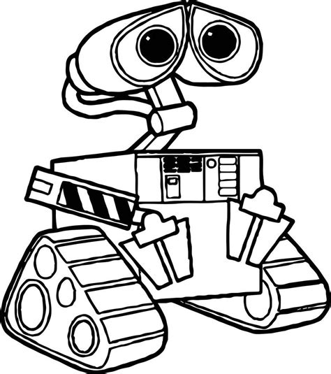 Wall E Coloring Pages Dibujo Para Imprimir Wall E Coloring Pages