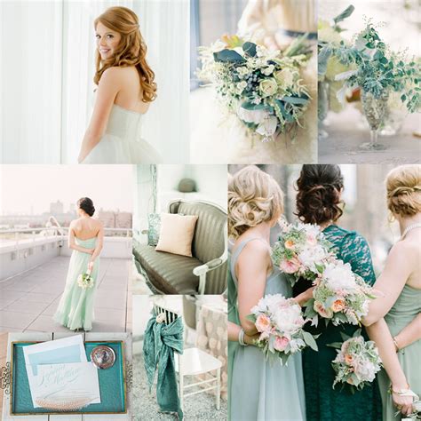 Teal and Mint Wedding Colors - Elizabeth Anne Designs