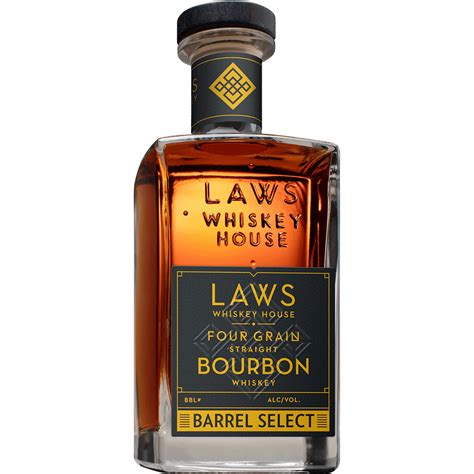 Laws Four Grain Cask Strength Bourbon Whiskey Barrel Select Total