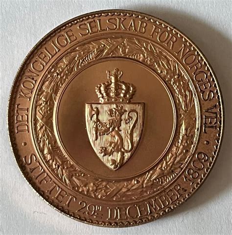 Det Kongelige Selskab For Norges Vel Haakon Vii Coat Of Arms Norway