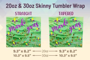 Mardi Gras Oz Tumbler Sublimation Graphic By Angelic Bright