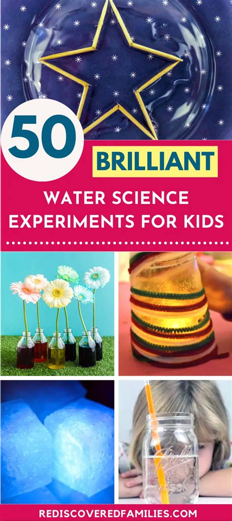 50 Science Experiments With Water Your Kids Will Love | Rediscovered ...