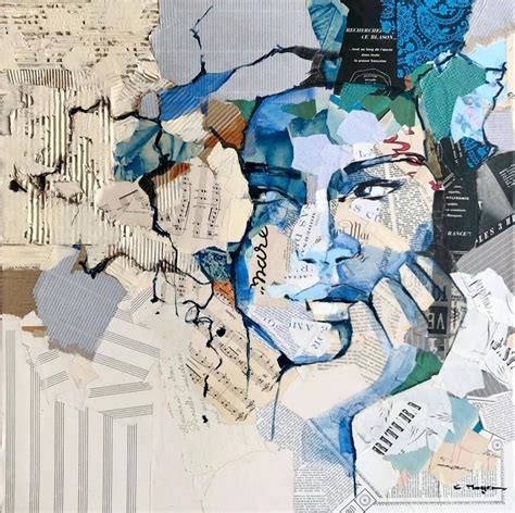 Carme Magem Prat Dona Collage Art Projects Paper Collage Art