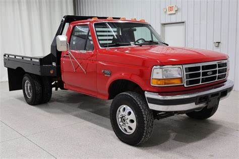 No Reserve 30k Mile 1997 Ford F 350 Xlt Flatbed Dually Power Stroke