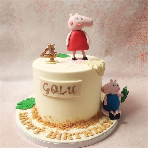 Simple Peppa Pig Cake | Peppa Cake | Peppa Birthday Cake For Kids ...