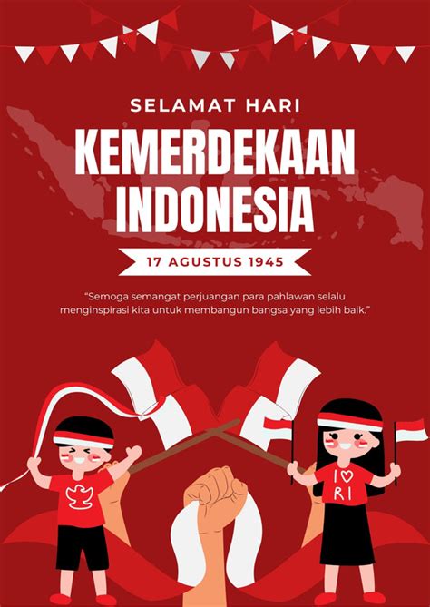 gratis desain contoh kemerdekaan canva
