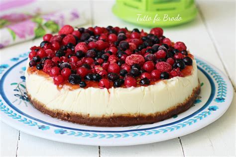 Cheesecake Allo Yogurt E Frutti Di Bosco Senza Lattosio Tutto Fa