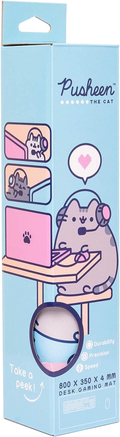 Pusheen Cat Gamer Lamp And Mouse Pad