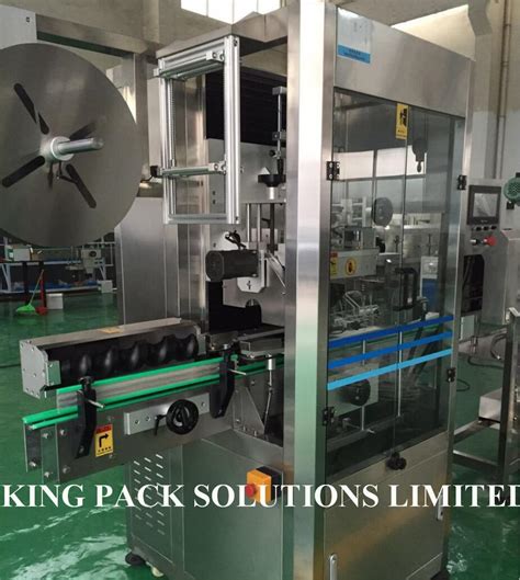 With Steam Tunnel Automatic Heating Bottle Shrink Sleeve Labeling