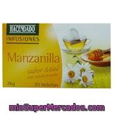 Infusion Manzanilla Sabor Miel Con Edulcorante Hacendado Caja 20