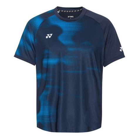 Yonex T Shirt Navy Blue Badmintonshop