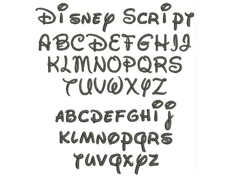 Free Printable Disney Font Stencils - Free Printable