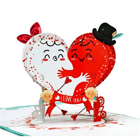 Wholesale Valentine Love Heart Custom 3d Popup Supplier Hmg Pop Up