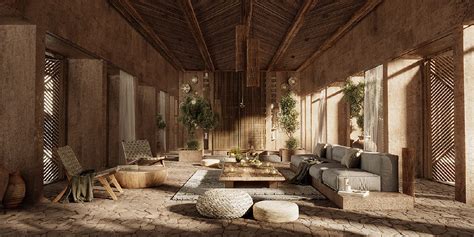 Deeply Rustic Interiors Meet Boho Nomadic Melds