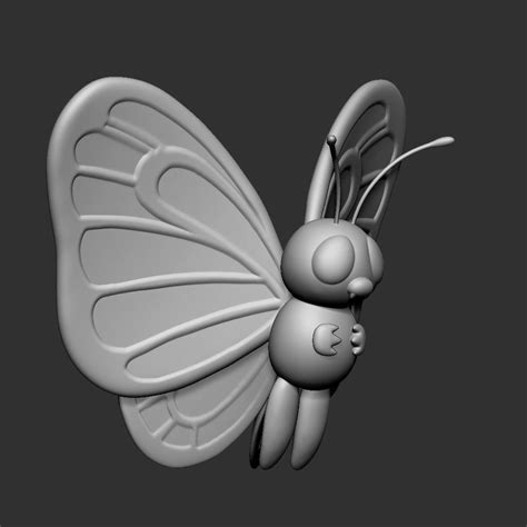 Butterfree Pokemon 3d Model 3d Printable Cgtrader