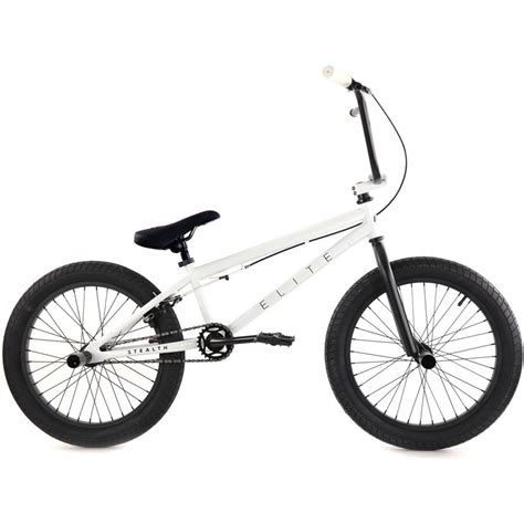 Elite BMX Bike Stealth - White - Chubbys Bikes