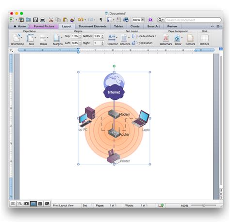 Network Diagram Template Word