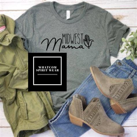 Midwest Mama Shirt Midwest Mama Tee Midwest Mama Wisconsin - Etsy