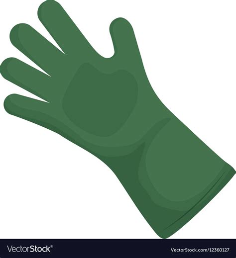 Glove Gardening Tool Royalty Free Vector Image