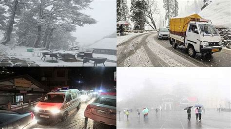 Himachal Weather: Snowfall In Kufri, Narkanda And Rohtang, Atal Tunnel Closed, Air Flights ...