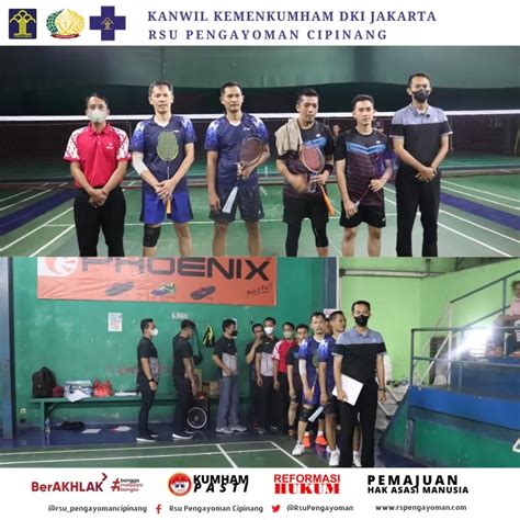 RSU PENGAYOMAN CIPINANG MERAIH JUARA 1 TURNAMEN BADMINTON DALAM RANGKA