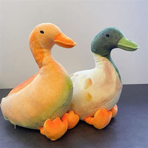 Creative Fruit Inspired Duck Doll Plush White Red 3 Colors