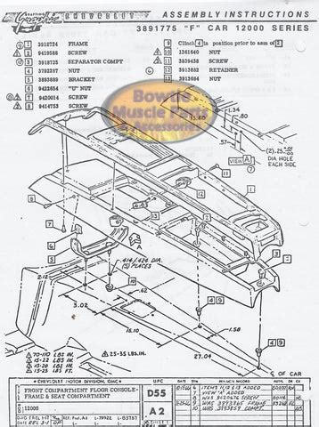 1967 67 Camaro Factory Assembly Manual Z28 SS RS - 418 pages! | BowtieMuscleParts