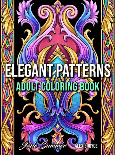 Elegant Patterns Coloring Book Jade Summer Kleurboek Voor