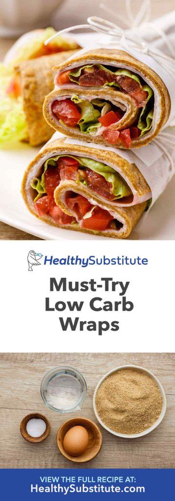 Must-Try Low Carb Wraps - Easy, Healthy Wrap Recipe - Healthy Substitute