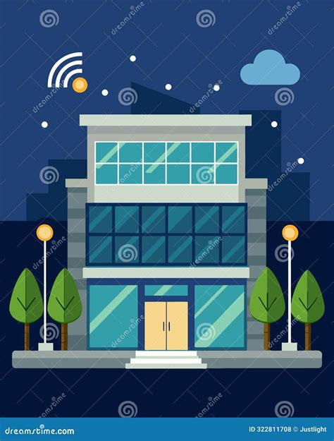 A Commercial Building Fitted with Motionsensor Lights and Occupancy