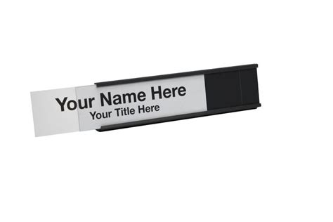 Wall Door Nameplate Holder Name Plate Metal Signage Names